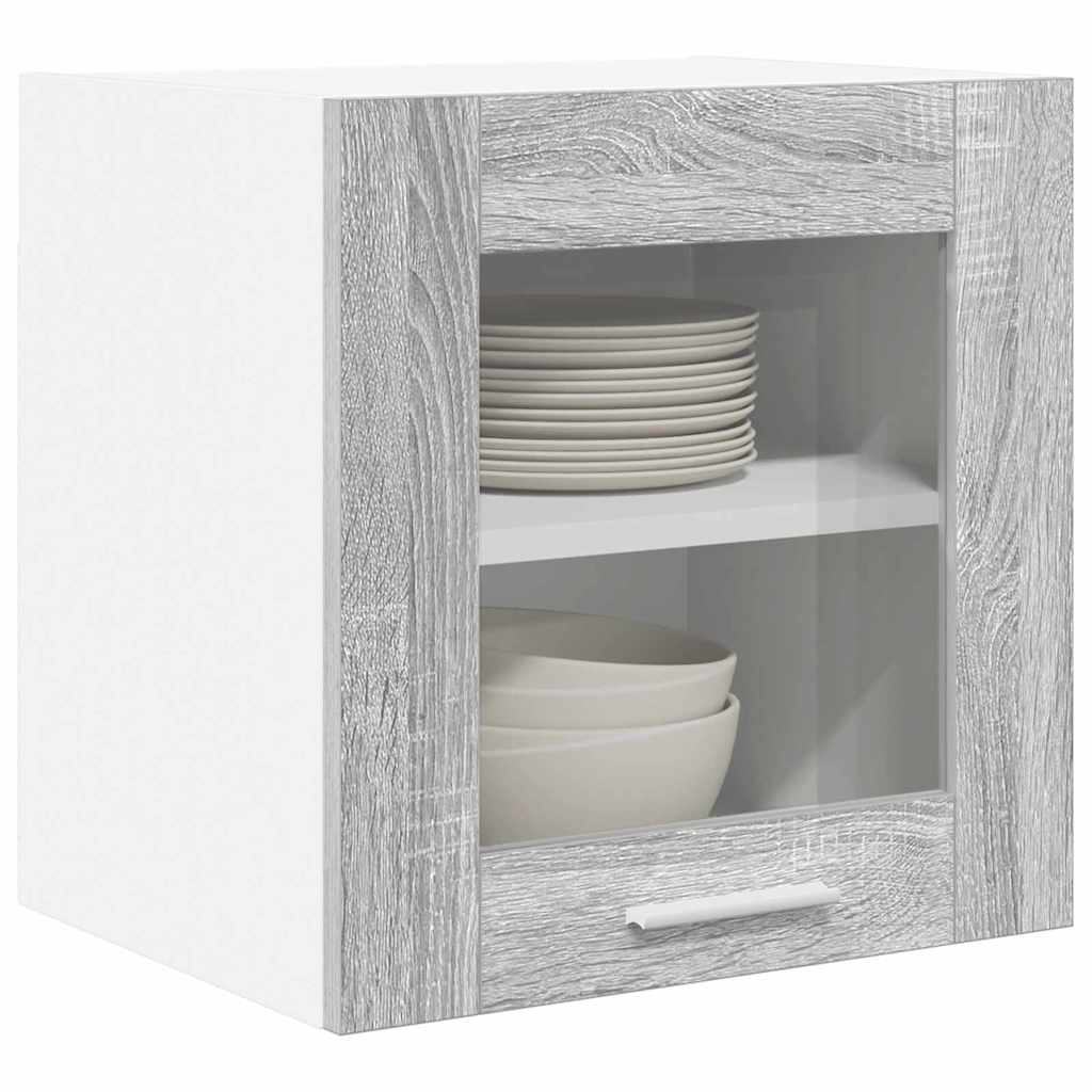 Hanging Cabinet Riga 2 pcs Grey Sonoma 40 x 31 x 40 cm
